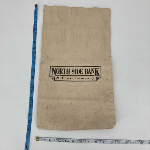 Vintage Bank Bags Lot Collectible Memorabilia Upcycle Unique Gift Wrap Recycle - Picture 2 of 7